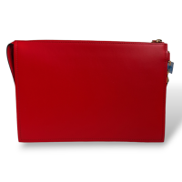 Clutch Versace La Medusa large Vermelha