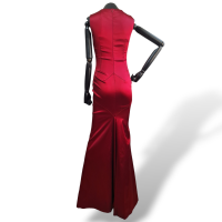 Vestido Dolce Gabbana Longo Cetim Vermelho-40
