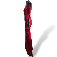 Vestido Dolce Gabbana Longo Cetim Vermelho-40