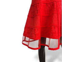 Vestido Alexander Mcqueen Vermelho-38