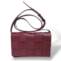 Bolsa Bottega Veneta Cassette Vinho