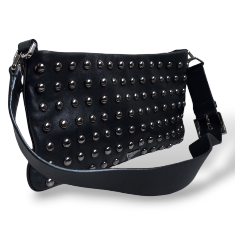 Bolsa Prada Studdes Preta Bolsa Prada Studdes Preta