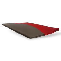 Clutch Celine Bicolor Vermelho e Marrom