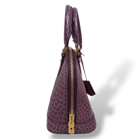Bolsa Louis Vuitton Alma BB Croco Violeta 