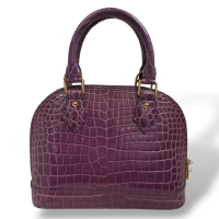 Bolsa Louis Vuitton Alma BB Croco Violeta 