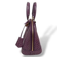 Bolsa Louis Vuitton Alma BB Croco Violeta 