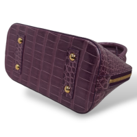 Bolsa Louis Vuitton Alma BB Croco Violeta 