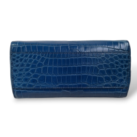 Bolsa Fendi Peekaboo Croco Mini Azul 