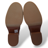 Bota Chloé de Couro Marrom-37
