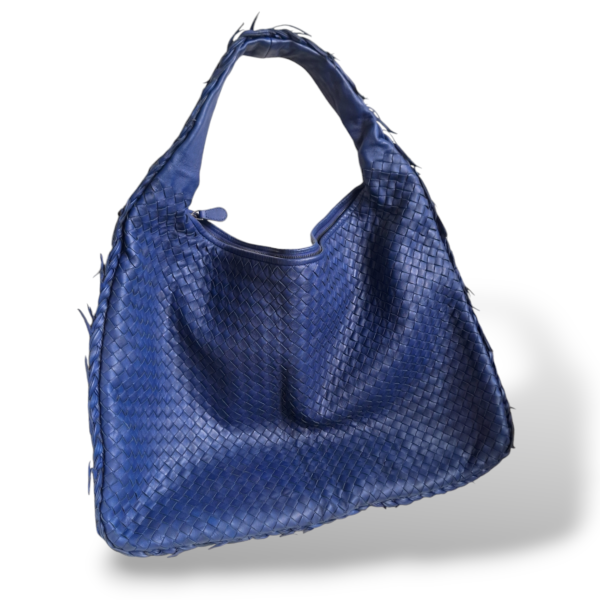 Bolsa Bottega Veneta Hobo Intrecciato Azul