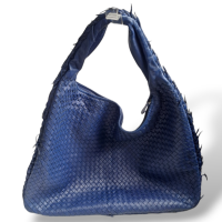 Bolsa Bottega Veneta Hobo Intrecciato Azul