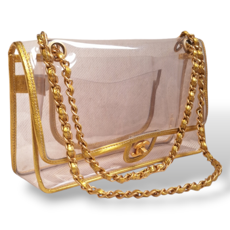 Bolsa Chanel Coco Splash Dourada Bolsa Chanel Coco Splash Dourada