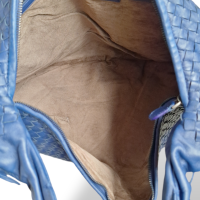 Bolsa Bottega Veneta Hobo Intrecciato Azul