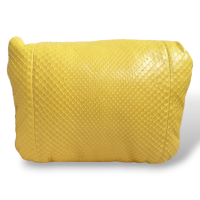 Bolsa Loewe Goya Puffer Python Amarelo