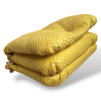 Bolsa Loewe Goya Puffer Python Amarelo