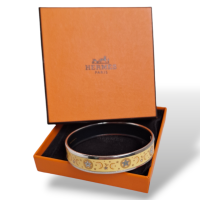 Bracelete Hermès Amarelo Esmaltado 