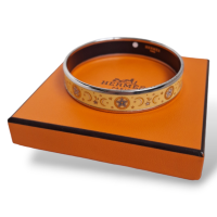Bracelete Hermès Amarelo Esmaltado 