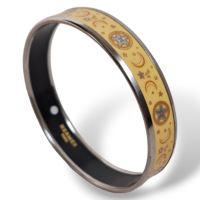 Bracelete Hermès Amarelo Esmaltado 