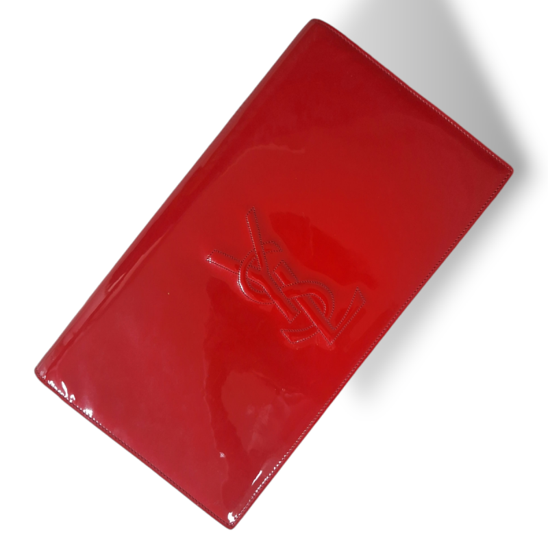 Clutch Yves Saint Laurent Belle Du Jour Vermelha