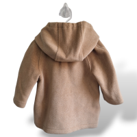 Sobretudo Burberry Lã Caramelo Infantil - 2 Anos 
