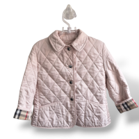 Jaqueta Burberry Baby Nylon Rosa Infantil - 36/48 meses