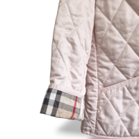 Jaqueta Burberry Baby Nylon Rosa Infantil - 36/48 meses