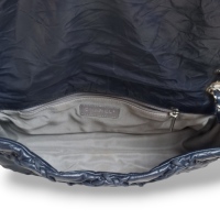 Bolsa Chanel Azul Single Flap Ultra Stitch