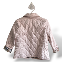 Jaqueta Burberry Baby Nylon Rosa Infantil - 36/48 meses