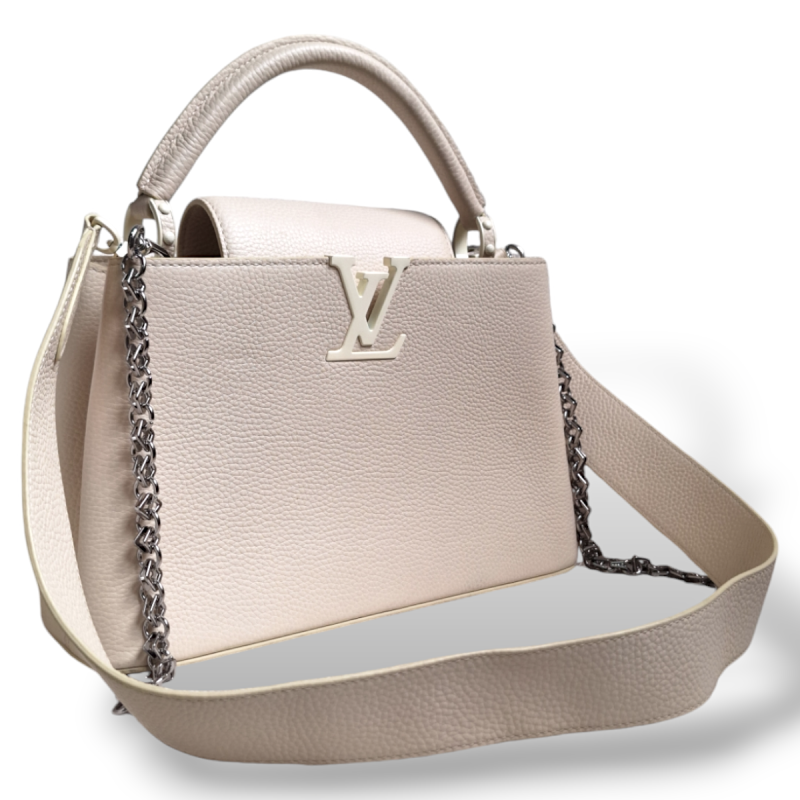 Bolsa Louis Vuitton Capucines BB Snow Bolsa Louis Vuitton Capucines BB Snow