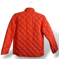 Casaco Polo Ralph Lauren Matelassê Laranja com Zíper - 10/12