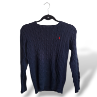 Malha Polo Ralph Lauren Tricot Azul Marinho - 10/12