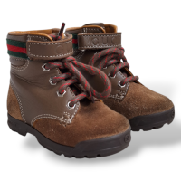 Bota Gucci Suede Caramelo - 19 - Infantil