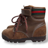 Bota Gucci Suede Caramelo - 19 - Infantil