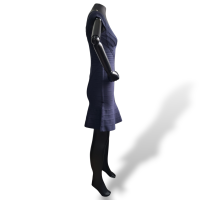 Vestido Herve Leger Azul-PP