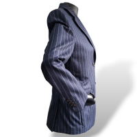 Blazer Kenzo Azul Listrado-34