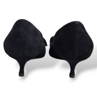 Scarpin Prada Preto com Laço-38