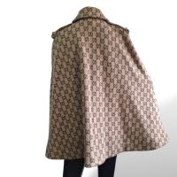 Capa Gucci GG de Lã Tam Small-P