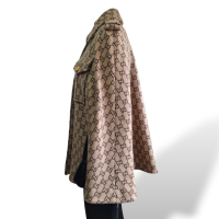 Capa Gucci GG de Lã Tam Small-P