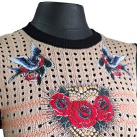 Vestido Red Valentino Estampado Tricot-G