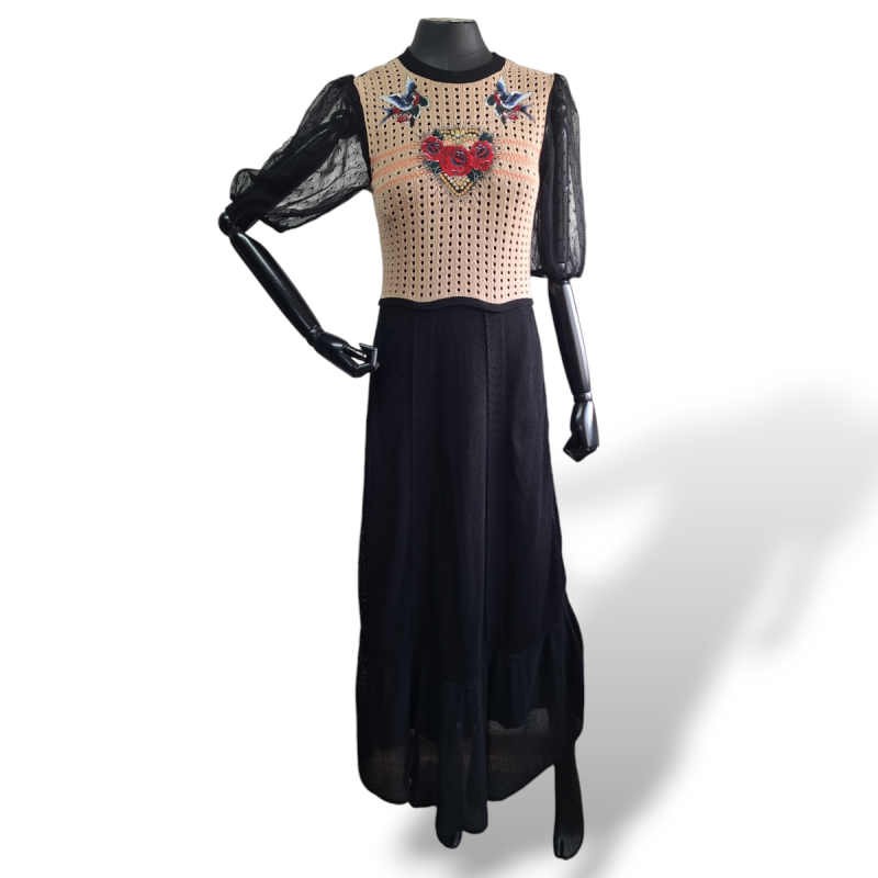 Vestido Red Valentino Estampado Tricot-G