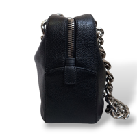 Bolsa Prada Preta com Alça de Correntes