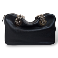 Bolsa Prada Preta com Alça de Correntes