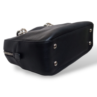 Bolsa Prada Preta com Alça de Correntes