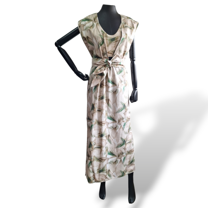 Vestido Paula Raia Estampado Folhagem-38 Vestido Paula Raia Estampado Folhagem-38