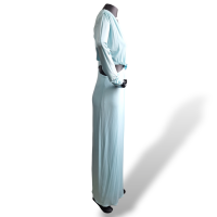 Vestido Cris Barros Azul em Viscose-36