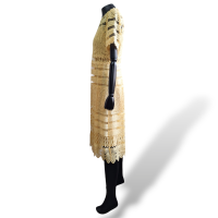 Vestido Maje Amarelo de Renda com Forro-40