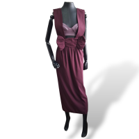 Vestido Paula Raia Vinho-36
