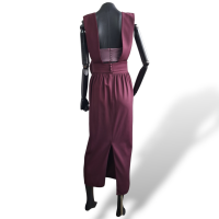 Vestido Paula Raia Vinho-36