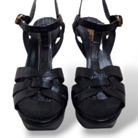 Sandália Yves Saint Laurent Tribute Preta-37