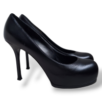 Scarpin Yves Saint Laurent Meia Pata Preto-37
